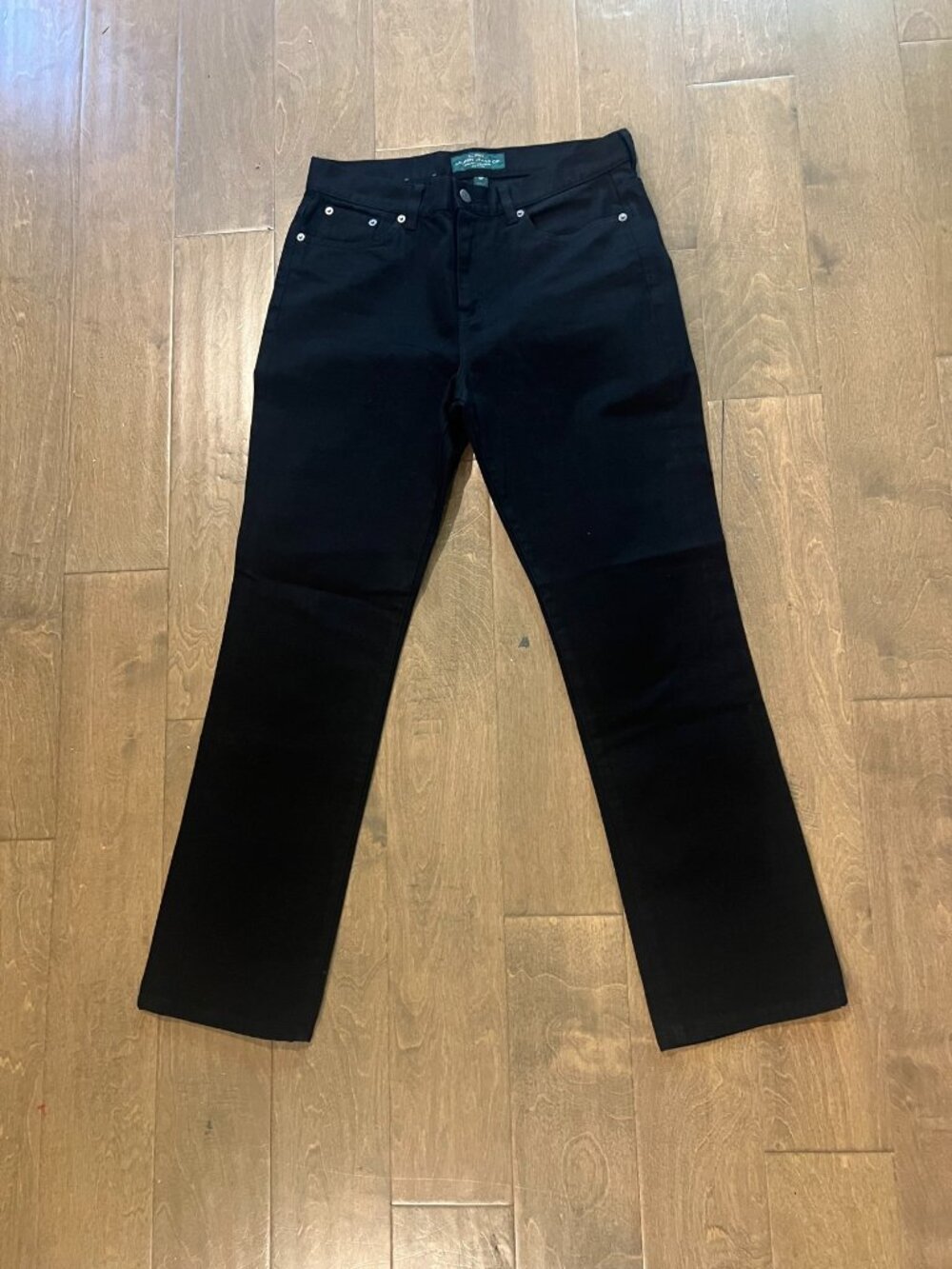 Lauren Ralph Lauren Classic Straight Jeans — 10P Petite — Black